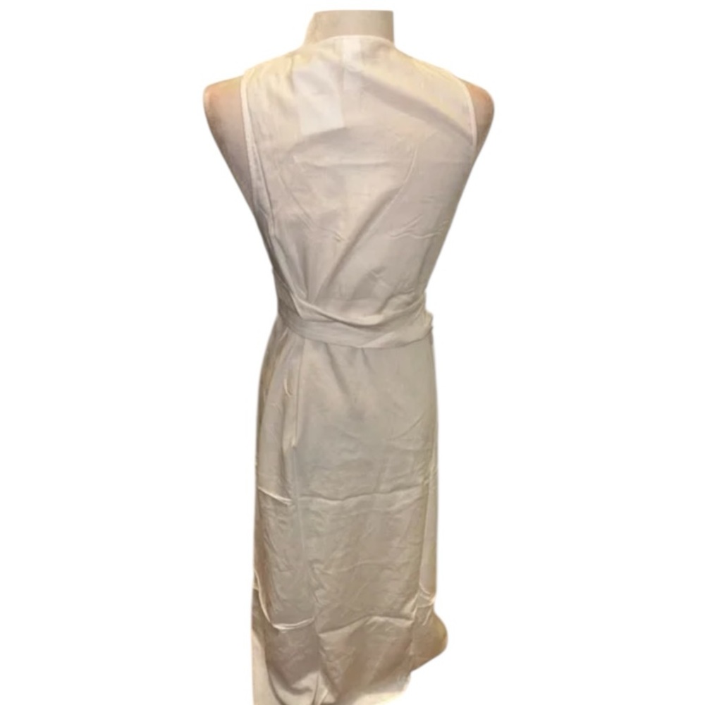 Andie The Maxi Wrap Dress Linen Coconut Women's Size Medium - Picture 4 of 8